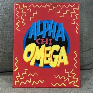 alpha chi omega painting